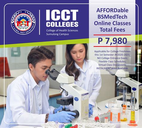 uic davao medtech tuition fee|Bachelor of Science in Medical Technology .
